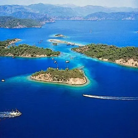 3+1 Luxury Seafront Duplex W/pool In Fethiye Апартаменты Гёчек